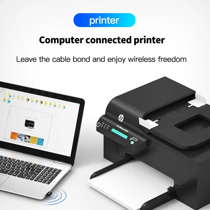 Bluetooth Audio Adapter Wireless 5.0 USB Dongle Receiver Transmitter Support Win10 Bluetooth Headset