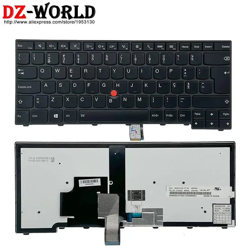 Teclado Português para Lenovo Thinkpad T440 T440s T450 T450s T460 L470 L440 L450 L460 E431 E440 04y2785 04y0846 01ax332 pt - Imagem 4