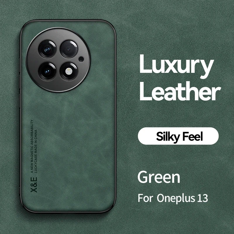 Retro Magnetic Suede Leather Shockproof Matte Silicone Soft Case Cover