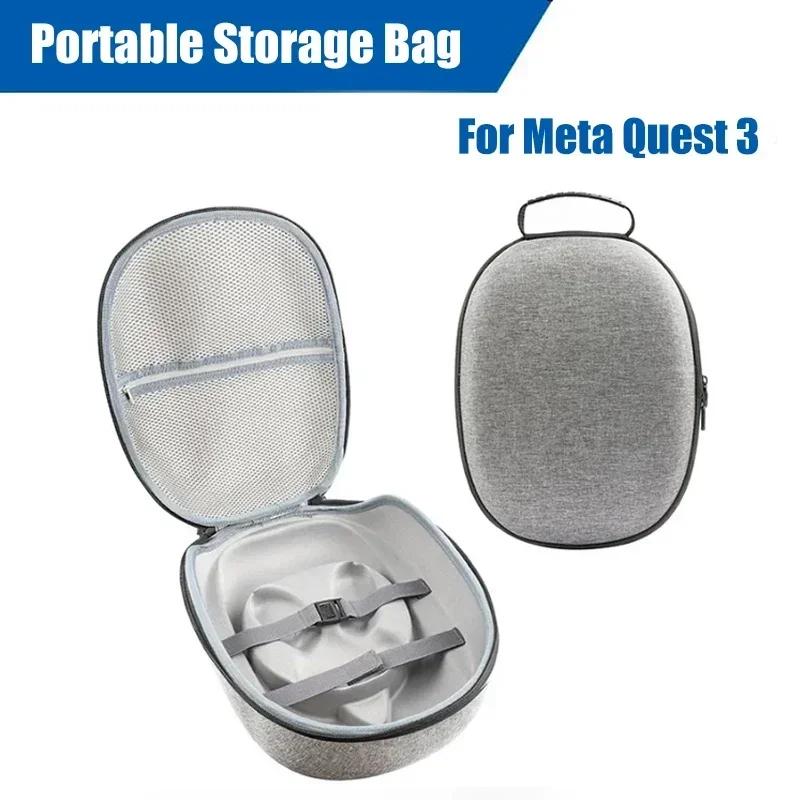 

Portable Storage Bag For Meta Quest 3 VR Headset Accessories Portable Travel Case Protective Cover Storage Bag VR/AR Glasses Bag