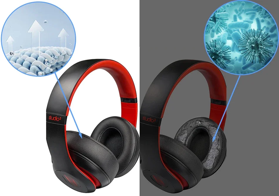 Replacement Ear Pads Cover for Beats Studio 3 2 Wireless Headphone Earpads Studio3 3.0 Ear Cushion Earmuffs Accessories