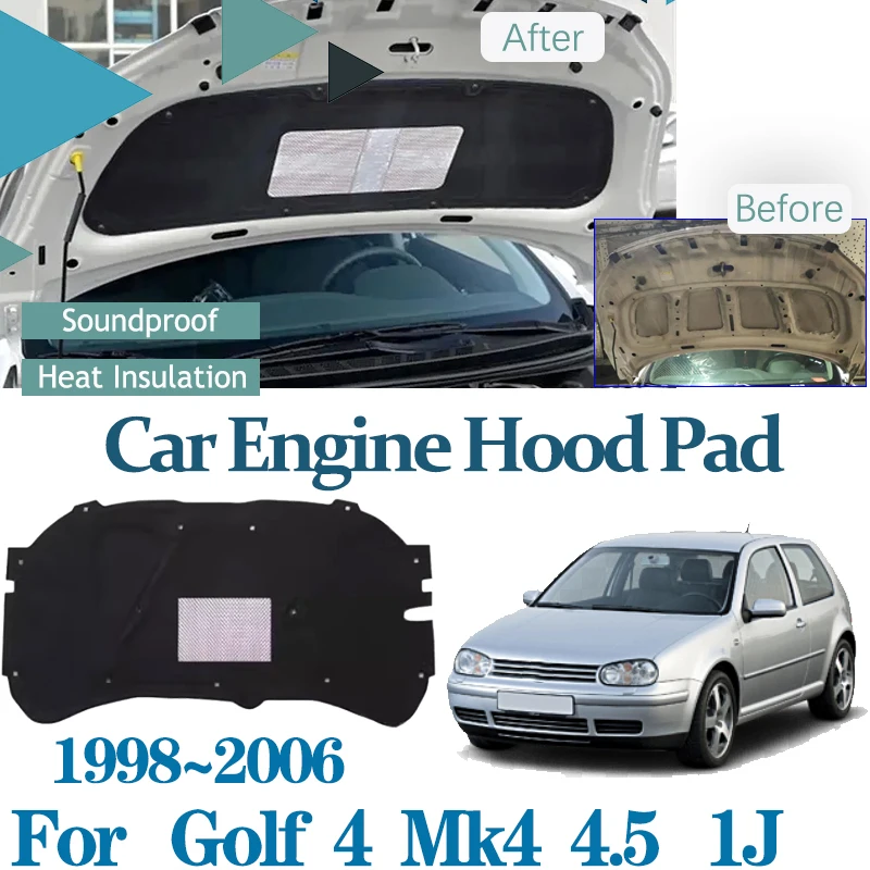 Para Volkswagen Mk4 VW Golf 4 4 5 1J 1998 2006 almohadilla de sonido para-volkswagen-mk4-vw-golf-4-4-5-1j-1998-2006-almohadilla-de-sonido