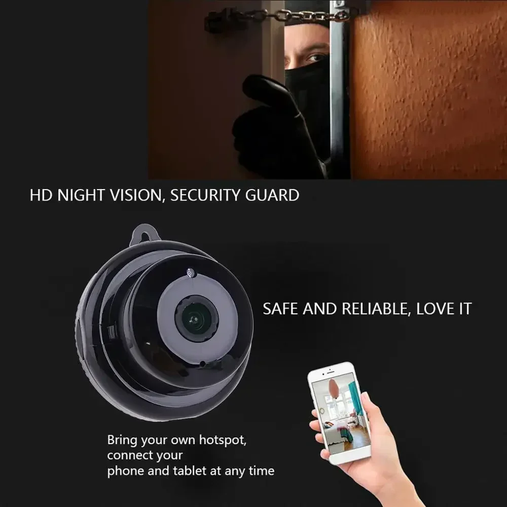 V380 Pro FULL HD 1080p MINI camera WIFI Smart Home Security Protection IP Night Vision Camcorders Portable Surveillance Recorder 4