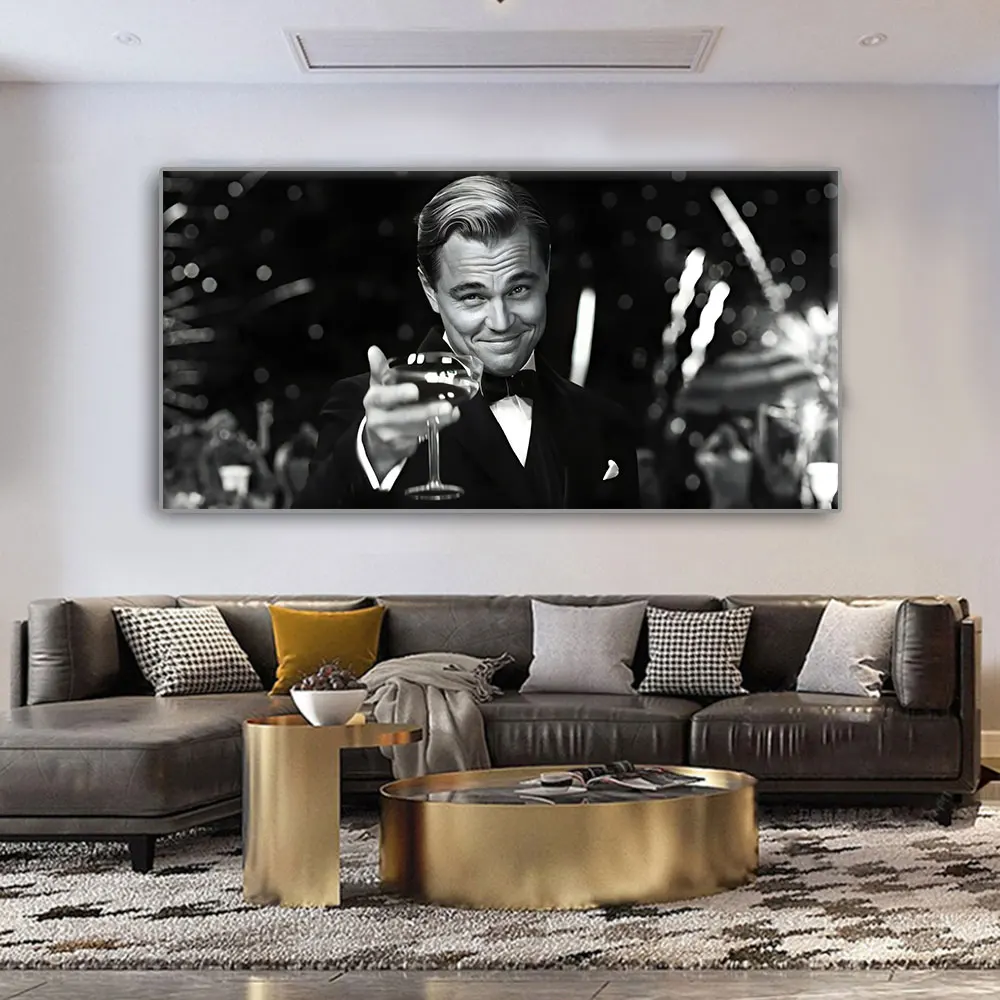 The Great Gatsby Pictures Famous Canvas Fresco Retro Film E Televisione Picture Love Story Soggiorno Camera Da Letto Decorazione Fotografica