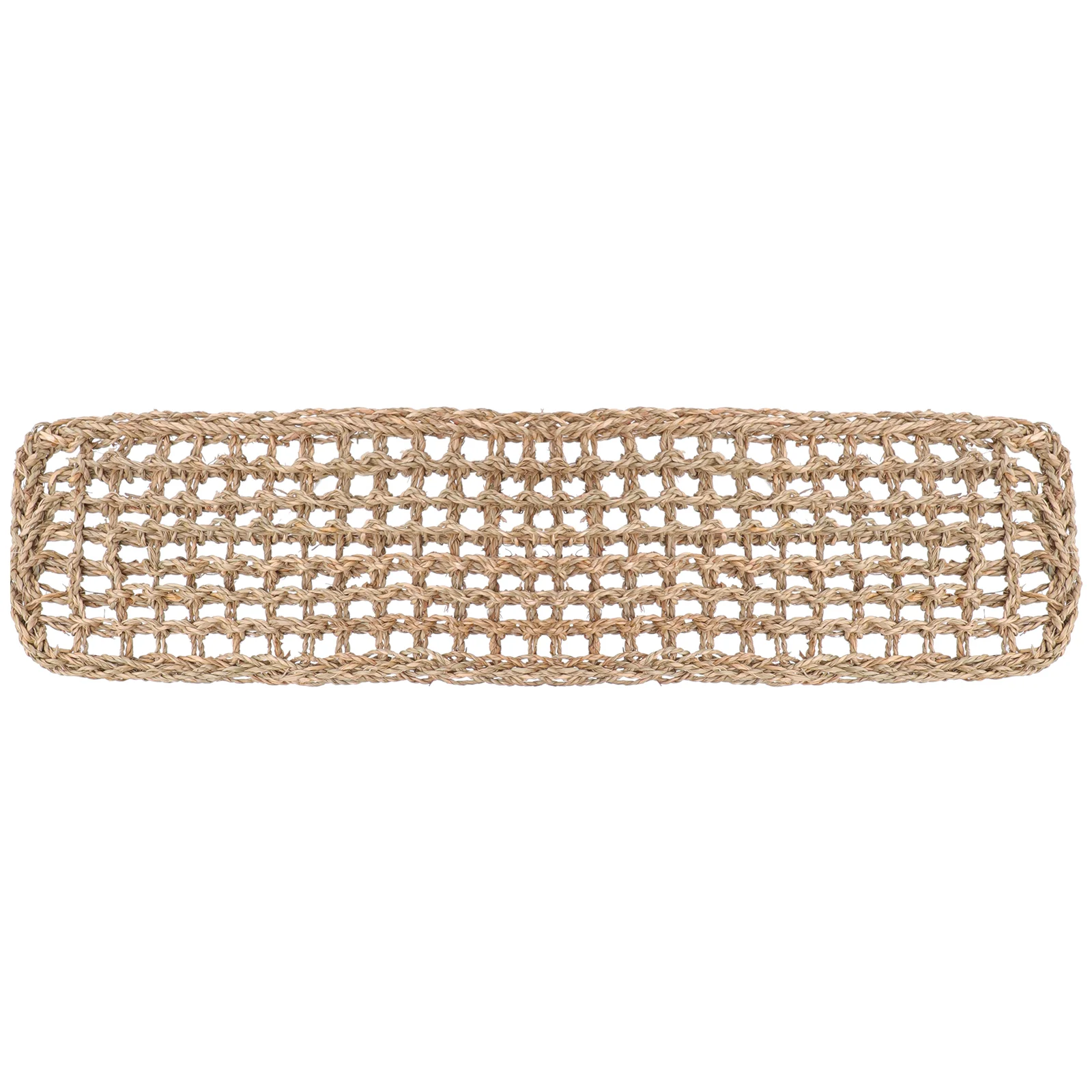 

Bearded Dradon Hammock Natural Seagrass Fibers Reptile Lounger, Terrarium Tank Decoration Climber Vines for Anoles, Geckos,