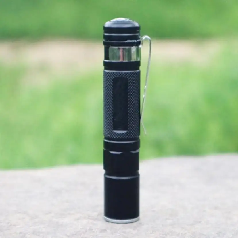 1 Pcs Mini Pen Shaped Small Flashlight Made Of Aluminum Alloy Waterproof With Pen Clip Gift Light Small Flashlight