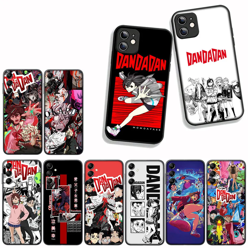 Stylish Protective Coque Cover with Dandadan Momo Okarun Design