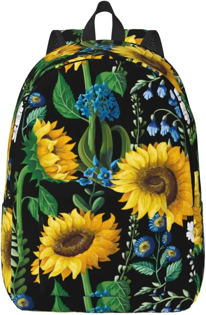 

Backpack Casual Lightweight Sunflower Laptop Backpack Men Women Travel Bag Outdoor Canvas Daypack