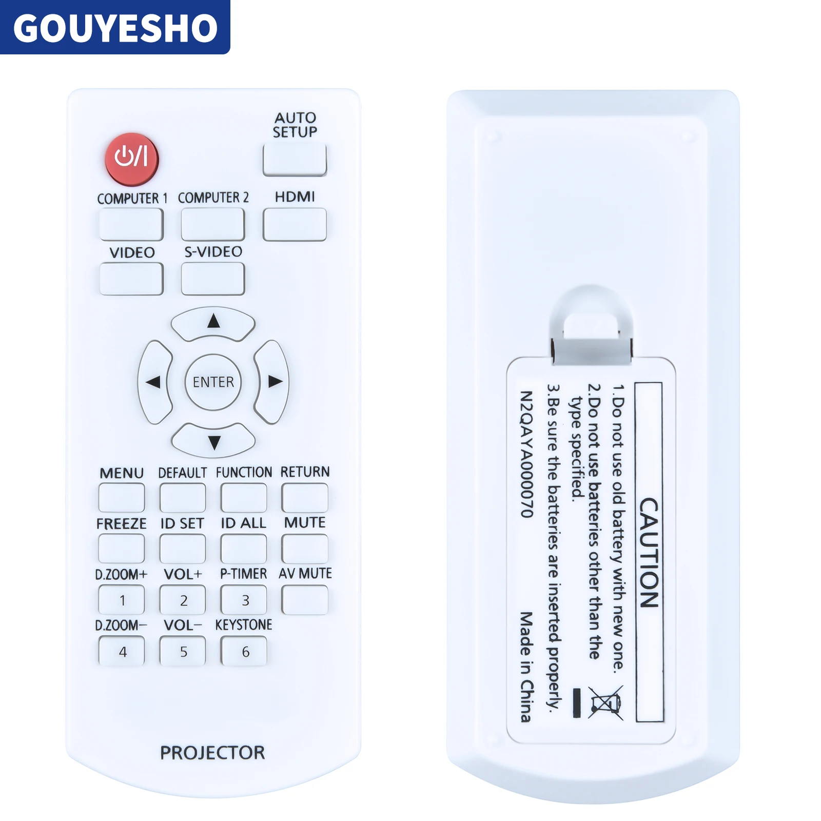 Nuovo Telecomando Per Proiettore Panasonic Mxda Pt-Vx600 Pt-Vz570 Pt-St10 Pt-St10U Pt-Vx400 Pt-Vx400Ntu N2Qaya000070 Pt-Vx420 Pt-Vx420Z