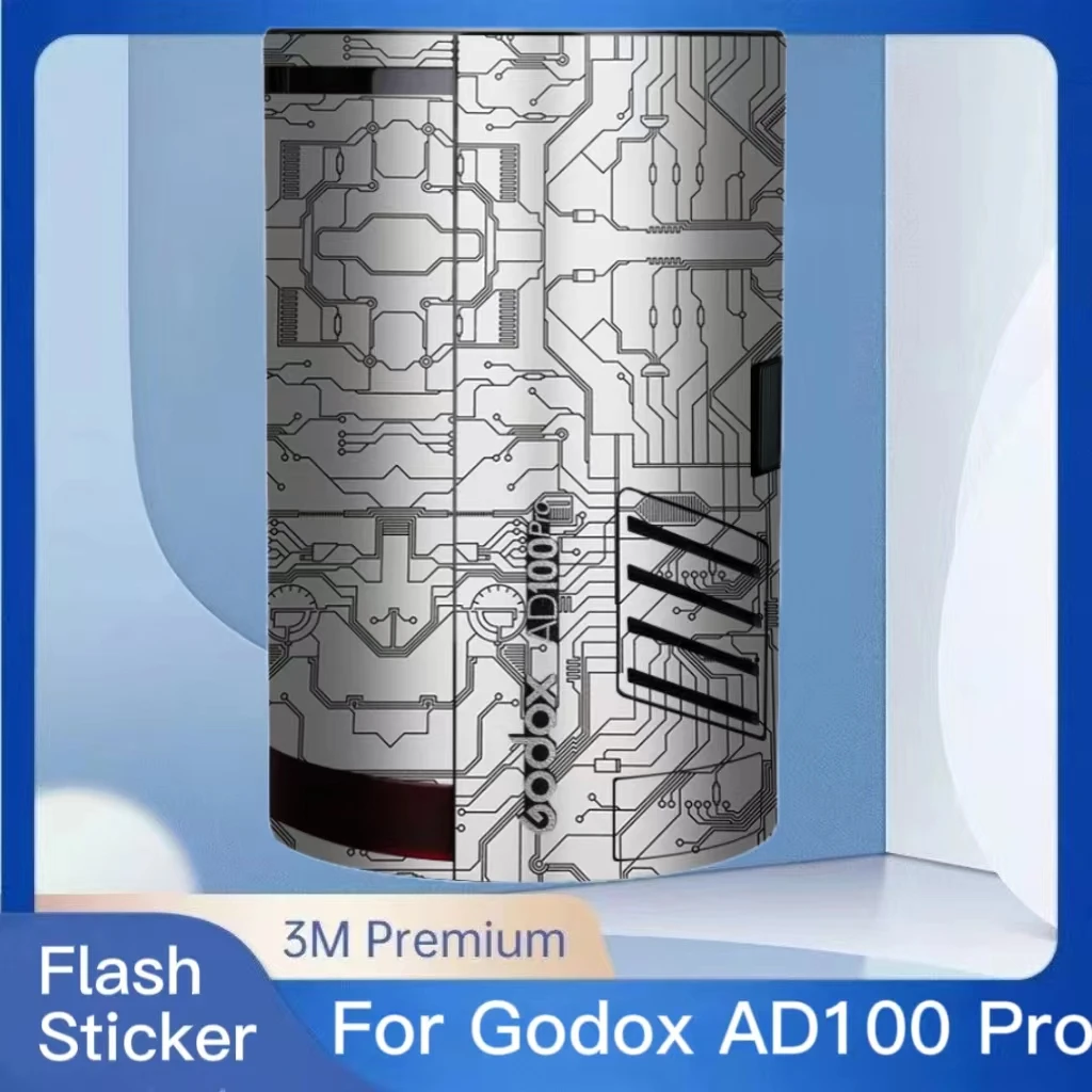 

Наклейка для Godox AD100Pro, виниловая пленка для оболочки, строб, карманная вспышка, защитная наклейка, защитное покрытие AD100 Pro