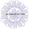 20pcs 5x9 Size/2mm Plug Reusable Tens Electrode Pad For Pulse Digital Acupuncture Therapy Massager/Electrical Muscle Stimulator 3