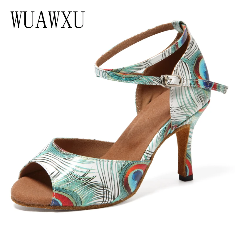 NATASHA2023 New Professional Latin Dance Shoes Women's High Heel Soft Sole Indoor Fashion Sandals Advanced Dance Shoes