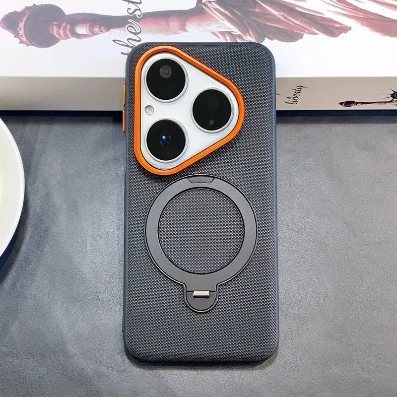 Durable Anti-Slip Magnetic Bracket Case with Shockproof Bumper