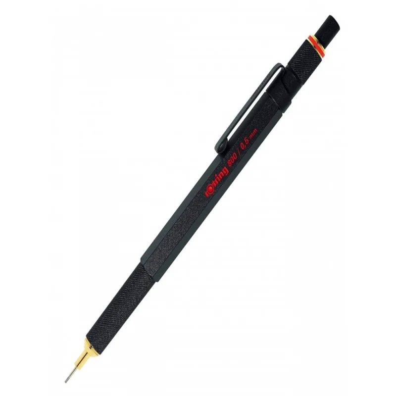 rotring＊ Rotring 800 Mechanical Pencil, 0.7 mm,0.5mm Silver Metal Barrel