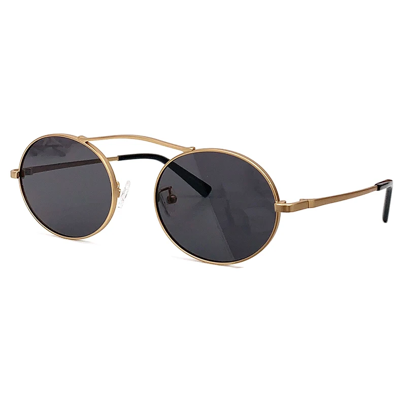 

Vintage Oval Metal Frame Sunglasses Men's Fashion Eye Protective Shades Outside Eyewear UV400