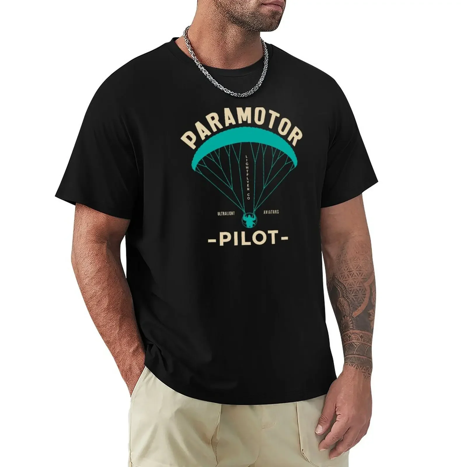 

Paramotor Pilot - Ultralight Aviators T-Shirt vintage sports fans t shirt men