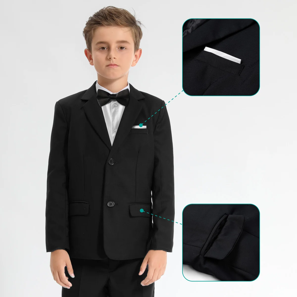 Suits for Boys Kids Wedding Easter Church Tuxedo Teenager School Performance Piano Outfit Set Children Birthday Formal Clothes boys suits