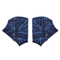 1 Pair Unisex Swimming Hand Fins Flippers Finger Webbed Gloves Paddle Water Sports Gloves Breathable Swim Mittens 2