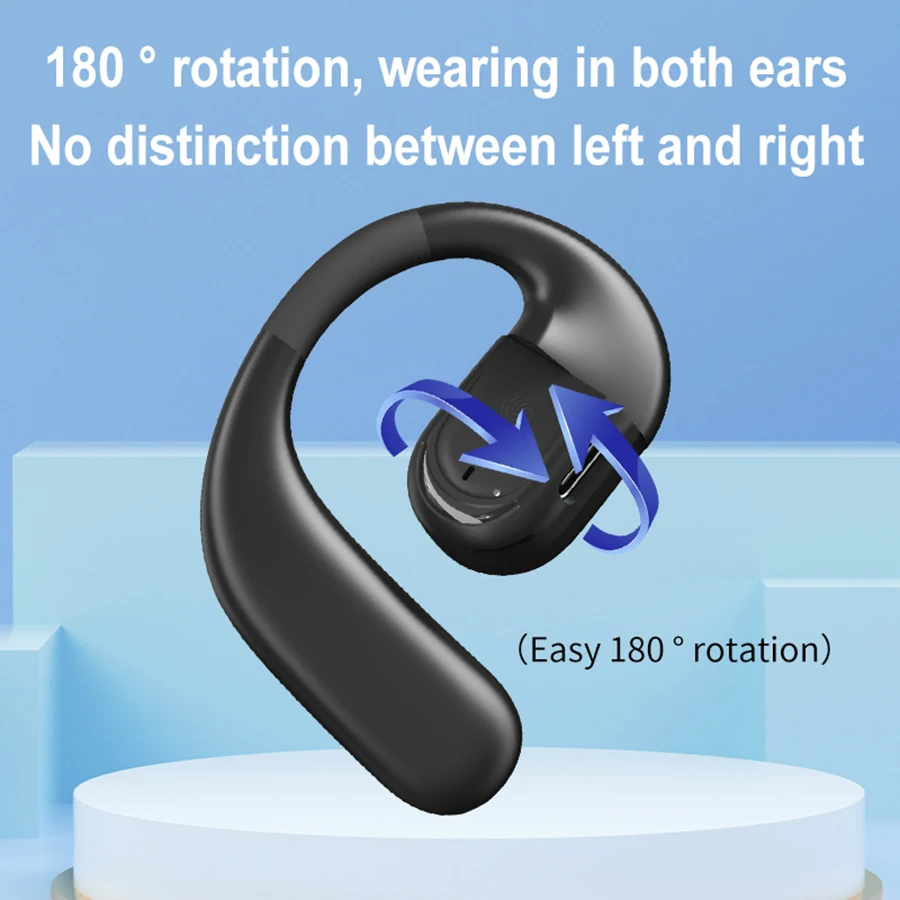 Bluetooth 5.4 Business Earphone with HD Mic and HiFi Stereo Sound