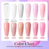 BORN PRETTY 225g Clear Non Stick Hand Solid Extension Nail Gel Polish Carving Flower Nail Art Building UV Gel Acrylic Varnish 6