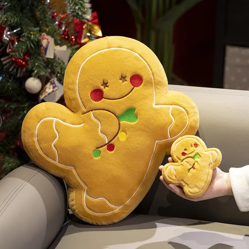 Christmas Decoration Wreath Toys Cute Plushie Doll Cartoon Soft Anime Toy Pillow Home Decor Kids Christmas Gifts 3