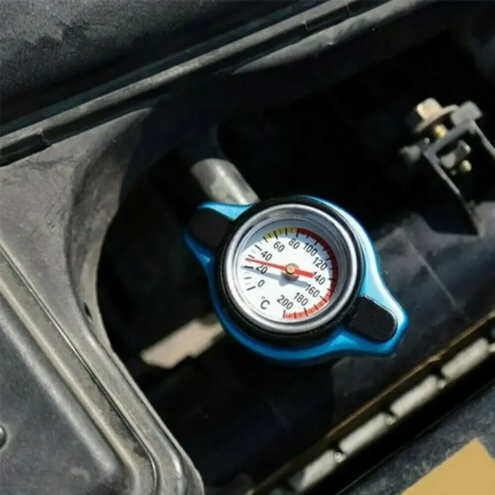 Water Temperature Gauge Thermost Radiator Cap Tank Cover 0.9Bar 1.1Bar 1.3 Bar Racing Car Big or Small Head