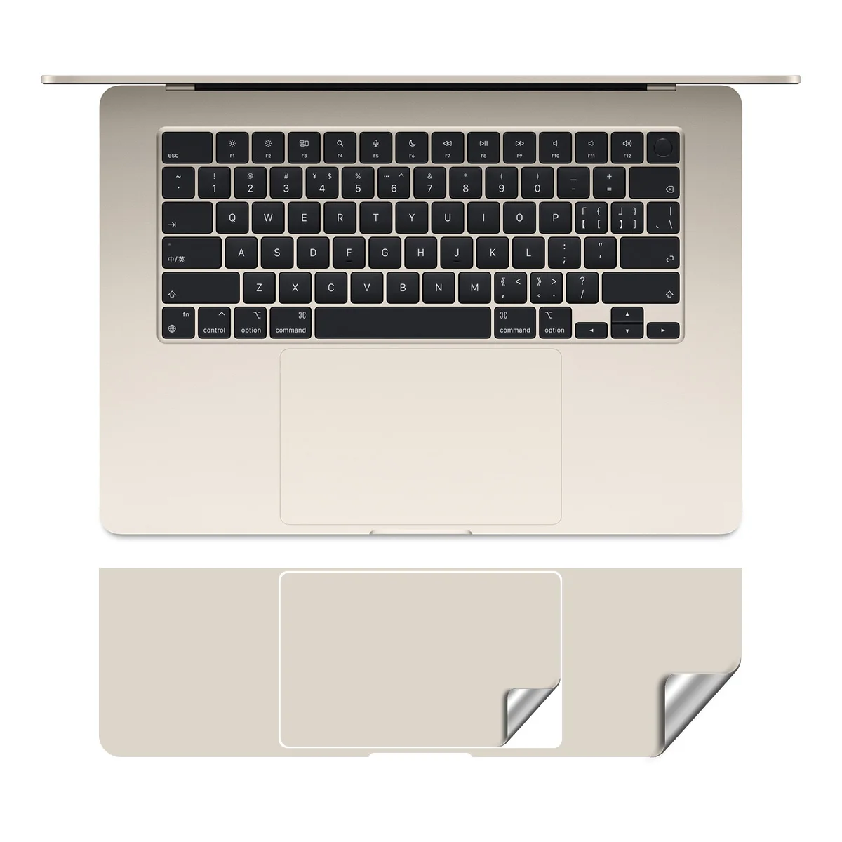 Protetor de Corpo para Macbook Novidades Air 15 13.6 A2941 m2 A2681 Palms Guard Capa de Descanso Trackpad Protetor de Etiqueta 2023 2023 - Imagem 5