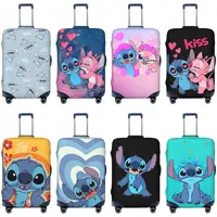 MINISO Stitch Cartoon Suitcase Cover Business Vacation Useful Luggage Case Protection 1