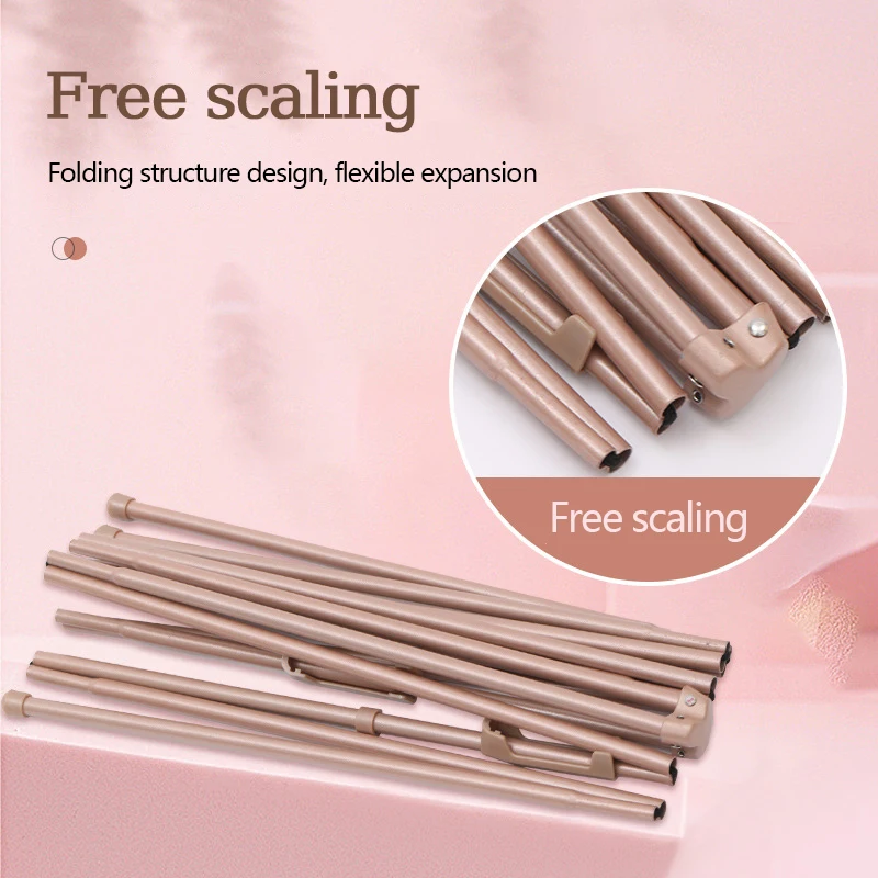Five section metal easel foldable display frame Art sketch drawing frame Student portable structure stable triangle easel
