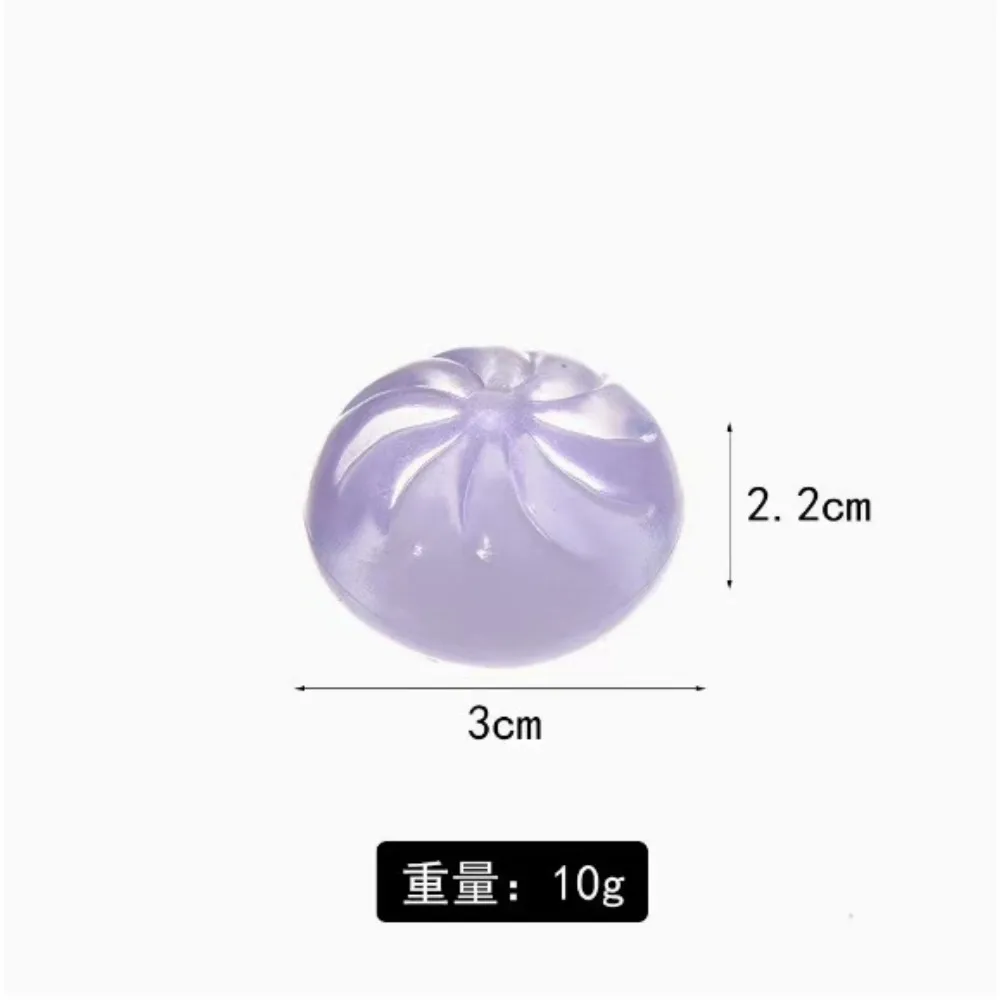 4피스 미니 만두 압착 장난감 세트, 부드럽고 편안한 크리스탈 핀치, 감각 장난감, 파티 선물