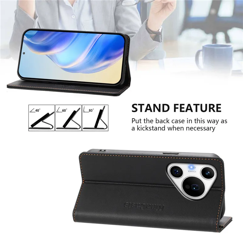 Luxury Anti-Theft Leather Flip Wallet Phone Case