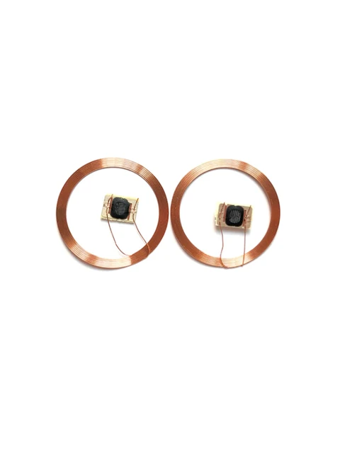 Insignias RFID Programables - Pack 2 Unidades (13.56MHz, Editable Con Android)