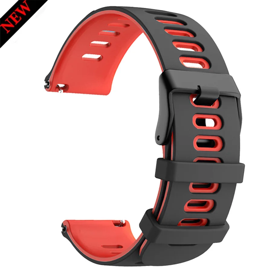 Versatile Rubber Watch Strap - 20mm/22mm Replacement Band