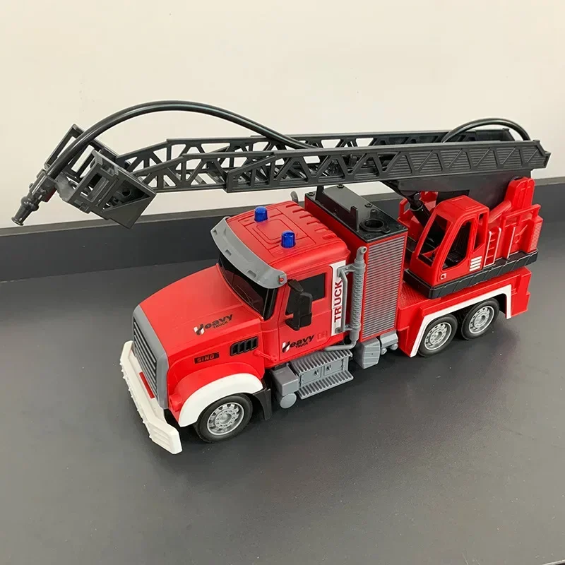 Camion de Pompier RC 1:12 avec Échelle et Jet d'Eau - Voiture Télécommandée
