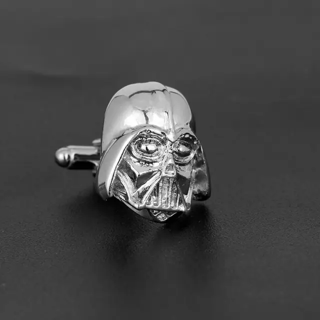 Gotische Totenkopf Manschettenknöpfe - Wikinger Design 18x13mm