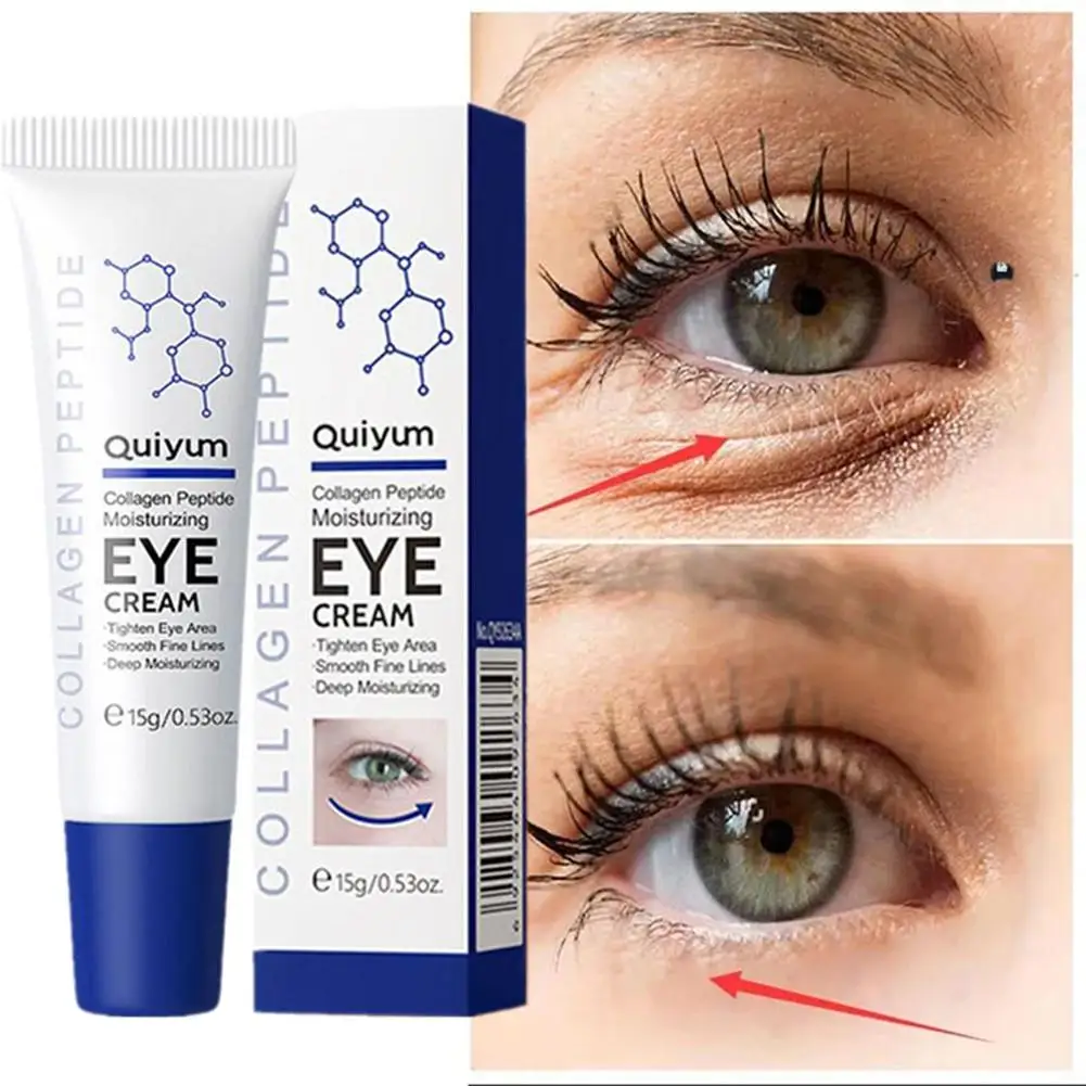 

Collagen Anti-Wrinkle Eye Cream Removal Puffiness Dark Circle Fade Fine Lines Anti-aging Firming Massager Moisturizing Eye Care