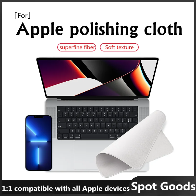 Panno Per Lucidare Per Iphone Custodia Panno Per La Pulizia Dello Schermo Per Ipad Mac Apple Watch Pro Display Xdr Forniture Per La Pulizia Del Telefo