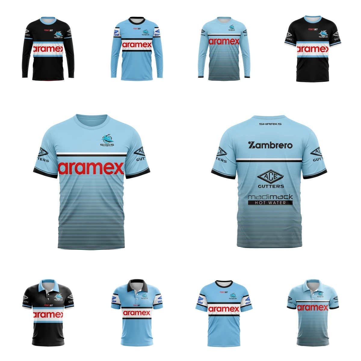 2022/2023 Cronulla-sutherland Sharks Men's Replica Home/away