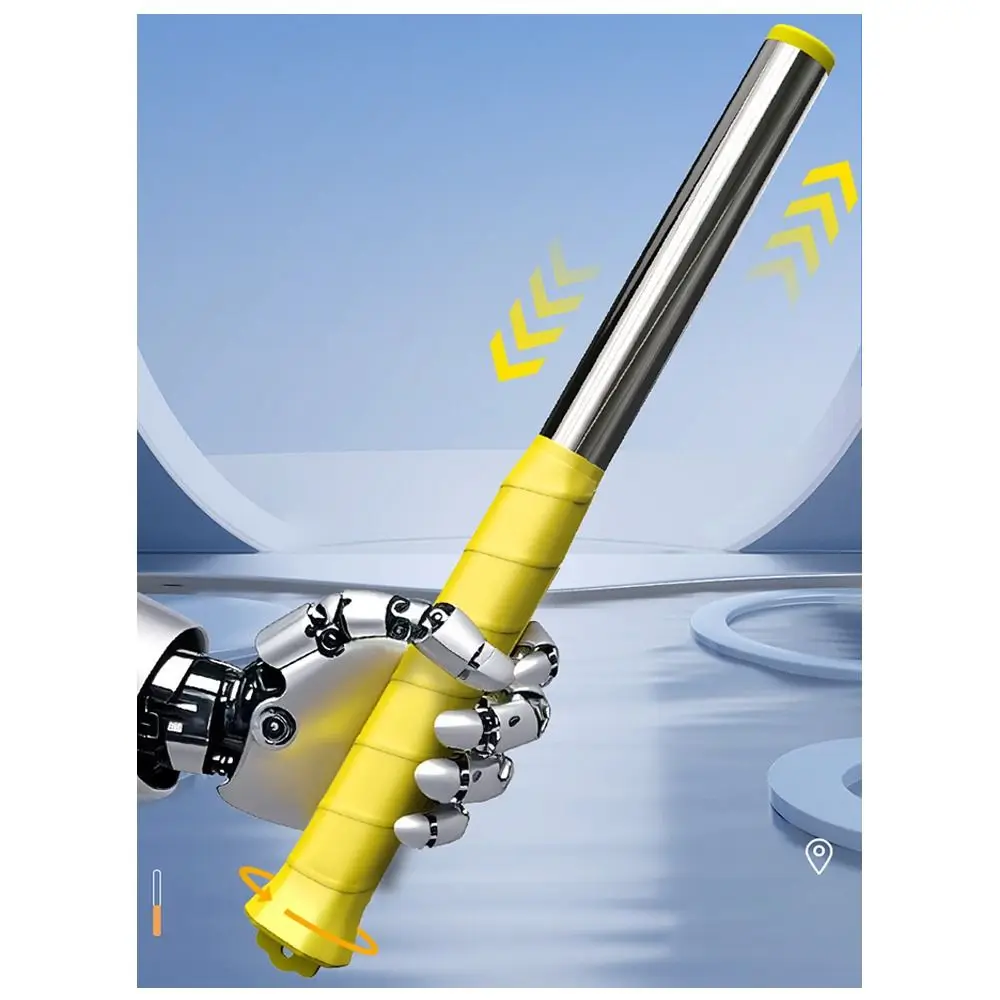 Yellow Purple Badminton Racket Swing Trainer Power Correction Device 304 Stainless Steel Wrist Force Trainer Sound Feedback