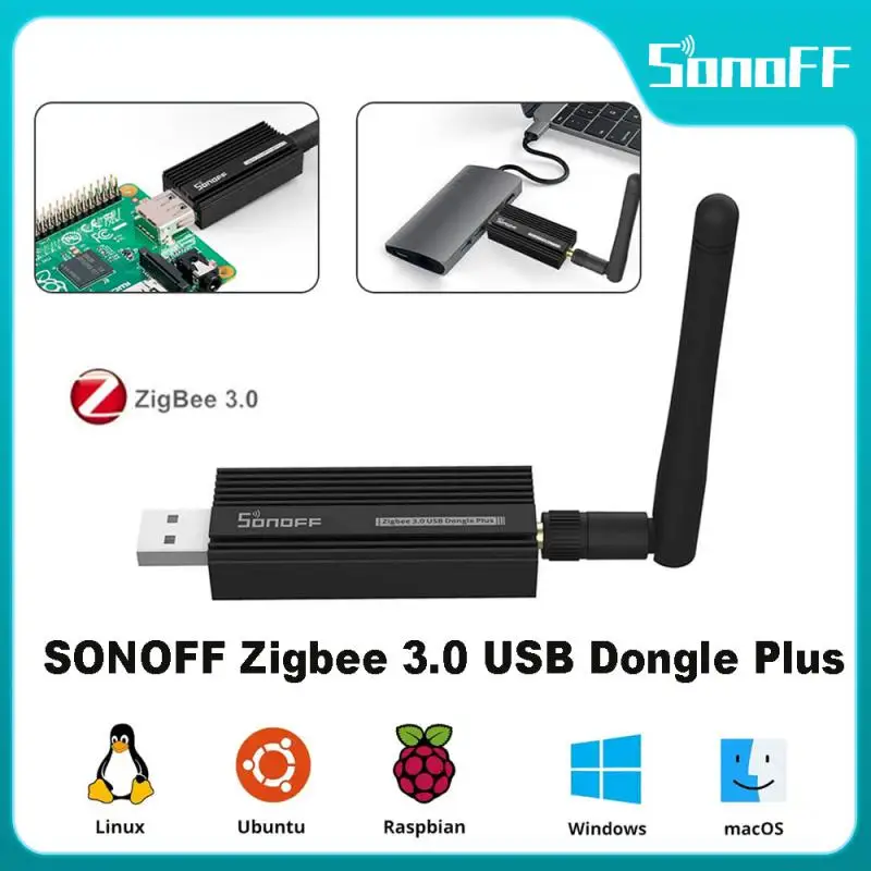 

SONOFF Zigbee 3.0 USB Dongle Plus ZBDongle-E Wireless Smart Gateway Analyzer ZHA ZigBee2MQTT USB Stick Work With Home Assistant