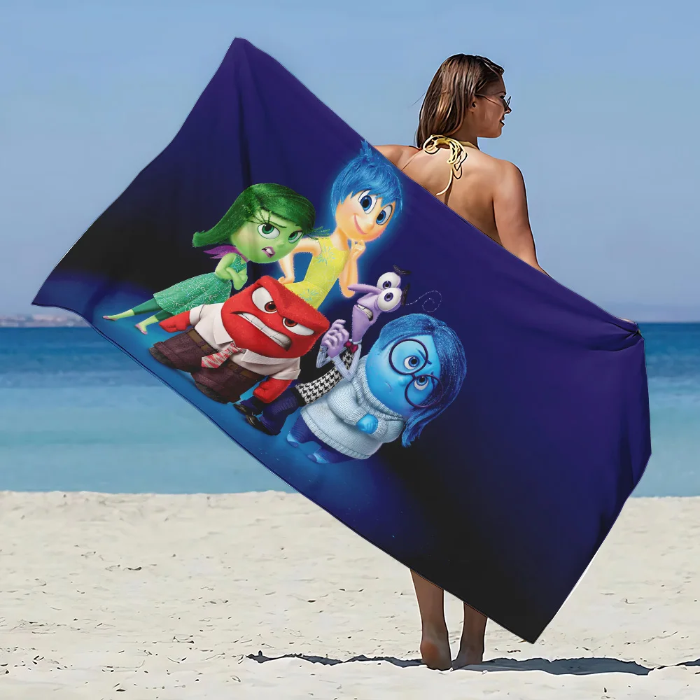 女性のための漫画のビーチタオル,砂のない,速乾性,柔らかい,マイクロ