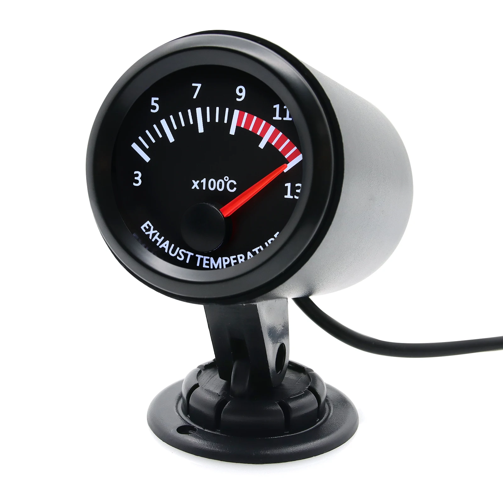 Car Auto Exhaust Temp Gauge 300~1300 Celsius 12V 52mm 2" Universal Exhaust Gas Temp Gauge Ext Temp Meter EGT With Sensor images - 6