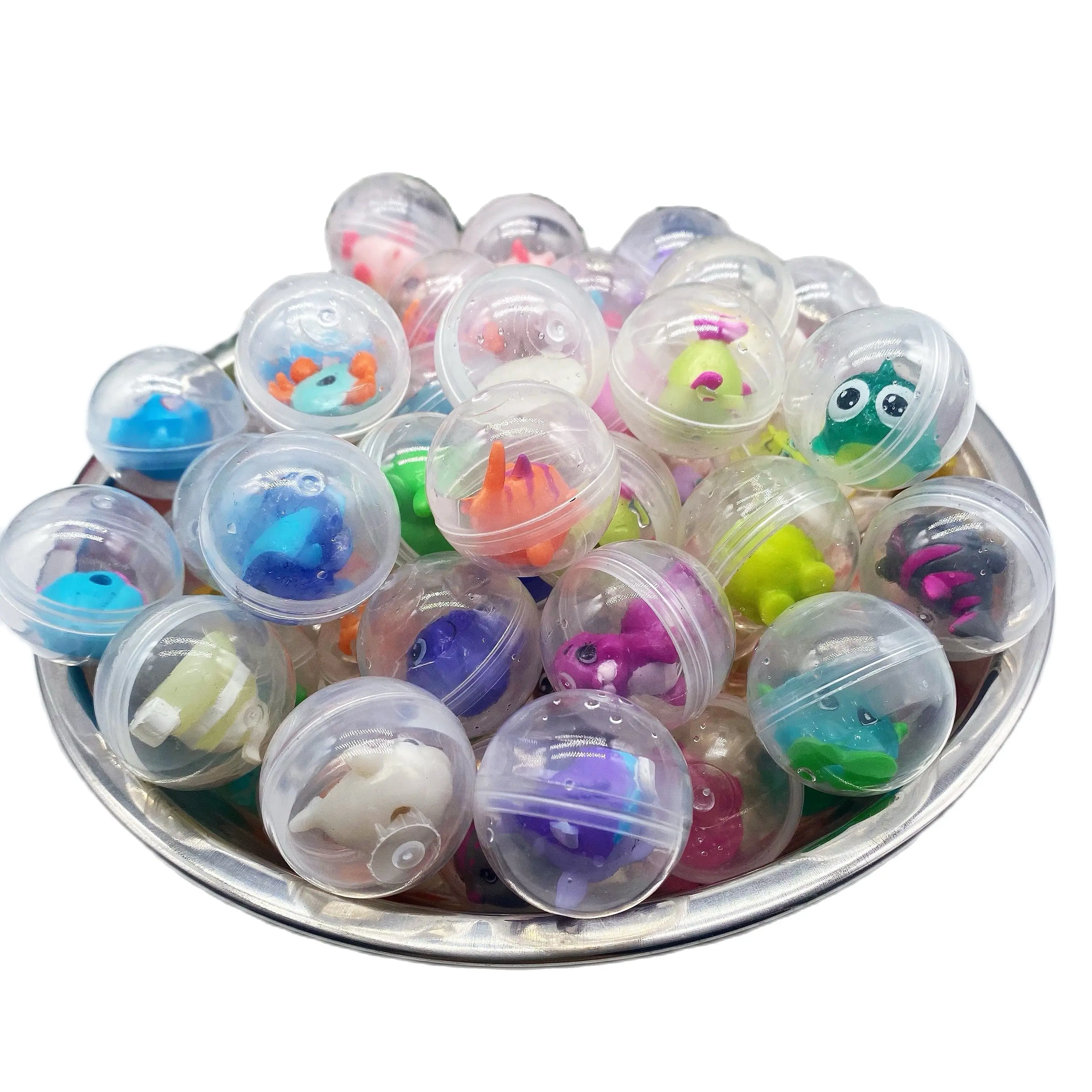 100 Pcs Toy Baby Kids Balls Toys Capsules Children Small Clear Containers  Infants Plastic Stuffed Transparent Shell - AliExpress