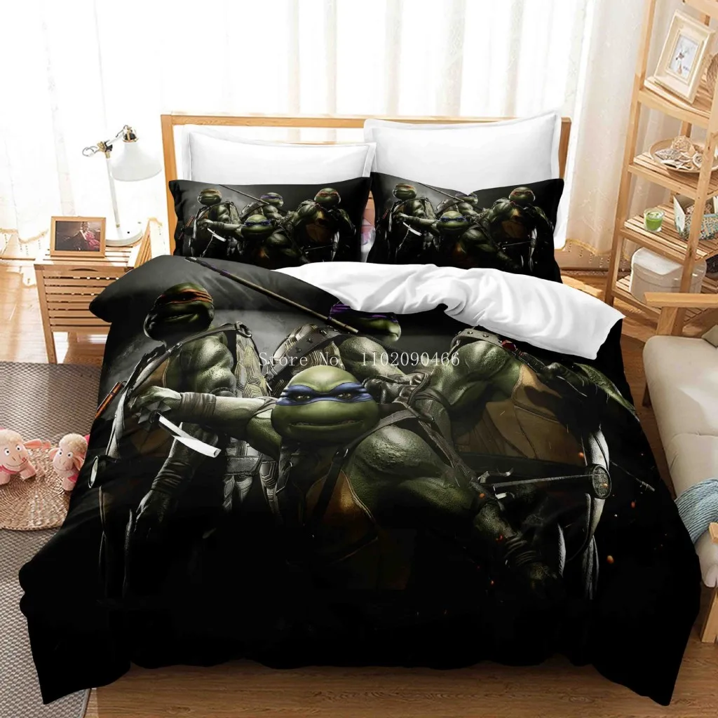 Turtle Sheet Queen: The Ultimate Bedding Set for Teenage Mutant Ninja  Turtles Fans, image size:1024x1024