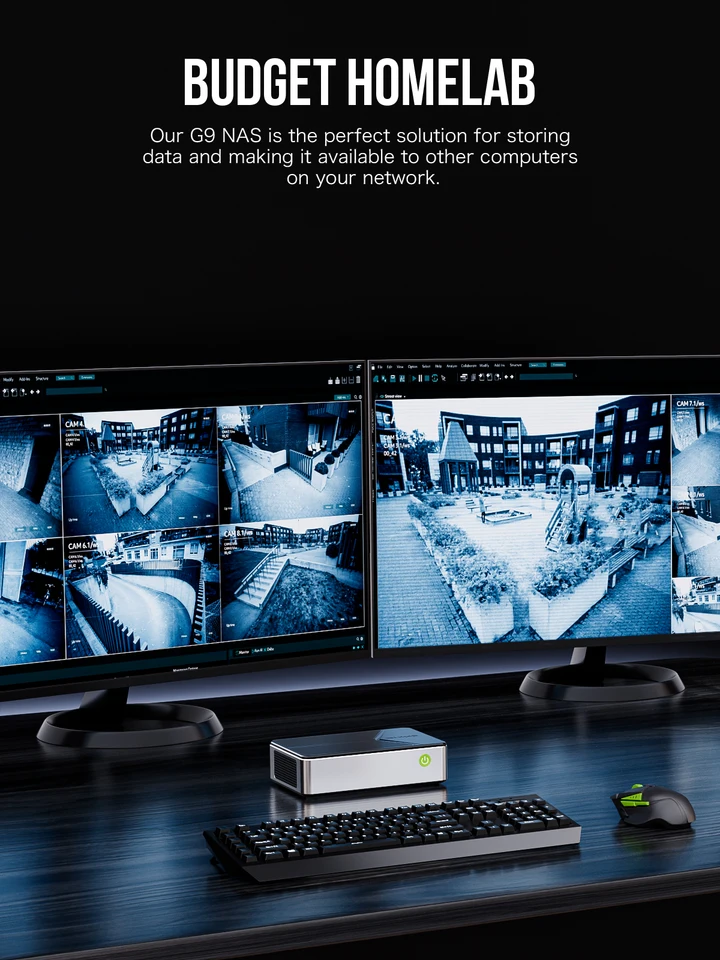 GMKtec Nucbox G9 MINI NAS Novo Molde Intel N150 MINI PC Windows 11