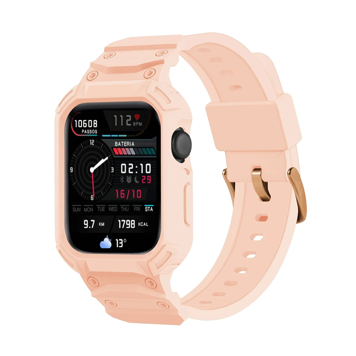 Sport Protective Replacement Wristband with Retrofits and One-Piece Strap Case