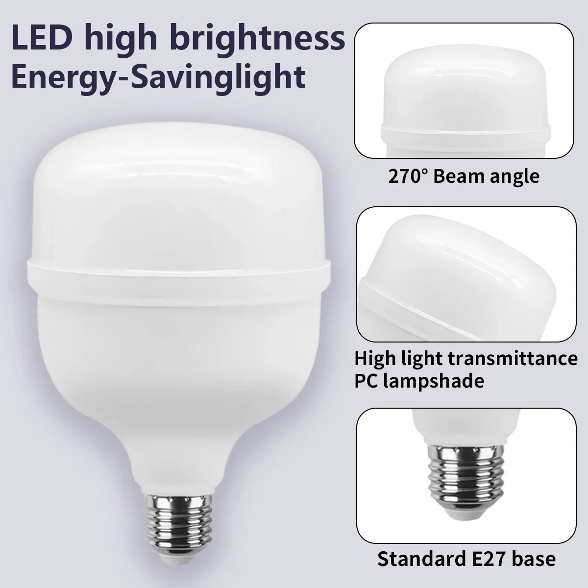รูปสินค้า หลอดไฟ LED สว่างสูง 50W ประหยัดพลังงาน