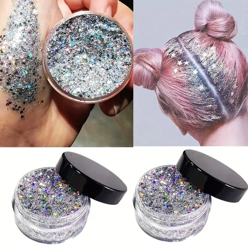 Radiant 10g Glitter Powder for Hair, Body & Eye Makeup – Perfect for DIY, Stage Performances & Music Festivals