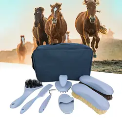 8Pcs Horse Grooming Care Kit Equestrian Maintenance Set for Adults Beginners