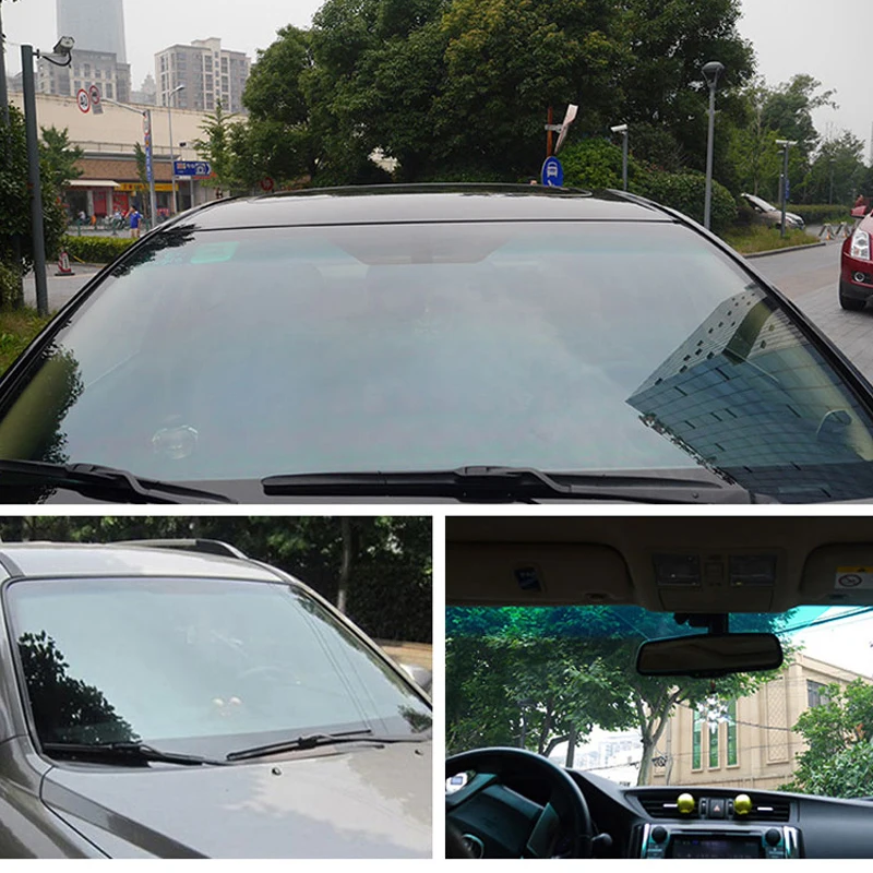 1 Roll 50cm X 3m 1/5/15/25/35 Percent VLT Window Tint Film Glass Sticker Sun Shade Film for Car UV Protector foils Sticker Films